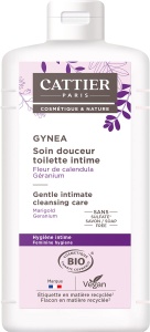 Cattier Gynea Îngrijire Delicată Igiena Intimă Cu Floare De Gălbenele și Mușcată Bio Flacon 500ml