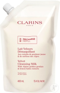 Clarins Lapte Demachiant Velvet Pentru Toate Tipurile De Ten Refill 400ml