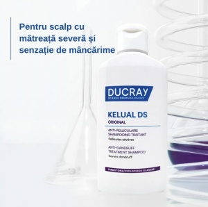Ducray Kelual DS Șampon Tratament Pentru Mătreață Severă Și Mâncărimi 100ml - Img 7