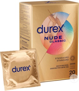 Durex Nude Classic Standard Prezervative 20 Bucăți