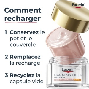 Eucerin Hyaluron-Filler + Elasticity Crema De Zi Roz SPF30 Rezervă 50ml - Img 10