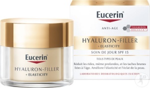 Eucerin Hyaluron-Filler + Elasticity Cremă De Zi SPF15 Anti-Îmbătrânire Toate Tipurile De Piele 50ml