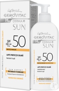 Gerovital H3 Derma+ Sun Lapte Protectie Solara SPF50 150ml