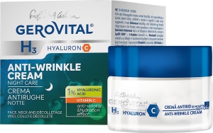Gerovital H3 Hyaluron C Cremă Antirid De Noapte 50ml