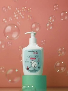 Gerovital Kids Gel Spălare Corp Și Păr Hydra-Care 300ml - Img 3
