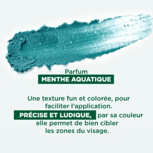 Klorane Mentă Acvatică Bio Mască Stick Matifiantă Și Purifiantă Ten Mixt Sau Gras 25g - Img 5