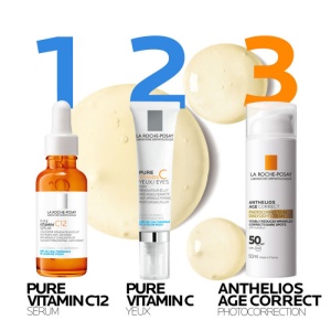La Roche-Posay Ser Cu Vitamina C12 Pură Concentrat De Regenerare A Strălucirii Antioxidant Antirid 30ml - Img 5