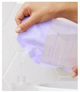 La Rosée Șampon Purificator Cu Keratină Vegetală Și Urzică Bio Reîncărcare 400ml - Img 4