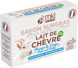 MKL Green Nature Săpun Solid Cu Lapte De Capră Bio Față/Corp Fără Parfum 100g