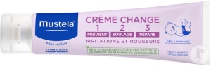 Mustela Bébé-Enfant Cremă Pentru Schimbatul Scutecului 1-2-3 100ml