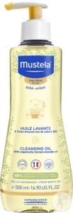 Mustela Bébé-Enfant Ulei De Duș Pentru Piele Uscată Flacon Cu Pompiță 500ml