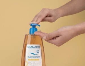 Neutraderm Gel De Duș Rehidrant Dermatoprotector Față/Corp Piele Uscată Și Sensibilă 1L - Img 3