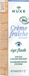 Nuxe Crème Fraîche De Beauté Eye Flash Cremă De Ochi Hidratantă Revigorantă Bio Tub 15ml