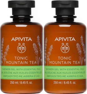 Pachet Apivita Mountain Tea Gel De Duș Flacon 2x250ml