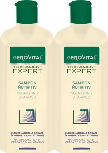 Pachet Gerovital Tratament Expert Șampon Nutritiv 2x250ml