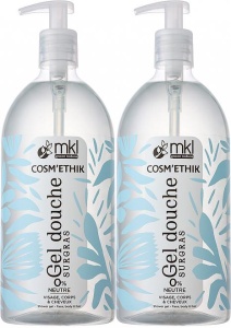 Pachet MKL Green Nature Cosm'Éthik Şampon Şi Gel De Duş Ultra Hrănitor Neutru Față/Corp/Păr 2x1l