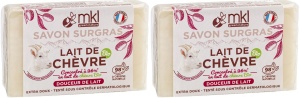 Pachet MKL Green Nature Săpun Ultra Hrănitor Şi Extra Delicat Cu Lapte De Capră Bio 2x100g