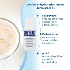 Saugella Hydrasérum Ph 4.5 Loțiune De Igienă Intimă Hidratantă 200ml - Img 3
