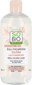 So'Bio Étic Lapte Micelar De Măgăriță Pentru Toate Tipurile De Piele Bio 500ml