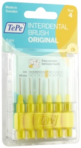 Tepe Periuțe Interdentare Original 0.70 mm Galbene 6 Bucăți