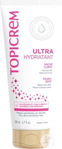 Topicrem Cremă Ultra-Hidratantă Pentru Corp Cu Perle Pentru Piele Sensibilă Și Uscată Tub 200ml - Img 2