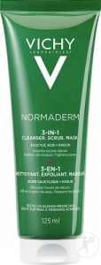 Vichy Normaderm 3 En 1 Exfoliant-Curățare-Mască Tub 125ml