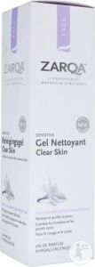 Zarqa Sensitive Gel De Curățare Clear Skin Pentru Piele Grasă Cu Imperfecțiuni Flacon Cu Pompă 200ml