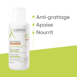 A-Derma Exomega Control Balsam Emolient Anti-Mâncărime Flacon 400ml - Img 4