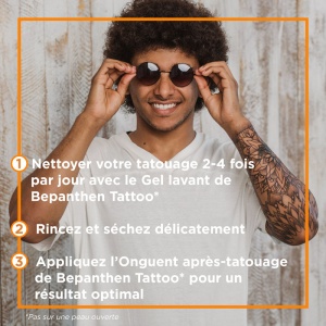 Bepanthen Tattoo Gel De Spălare Pentru Piele Tatuată Flacon 200ml - Img 3