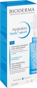 Bioderma Hydrabio Hyalu+ Ser Concentrat Repulpant Auto-Hidratant Piele Deshidratată 30ml