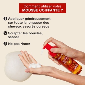 Crème Of Nature Spumă De Styling Cu Ulei De Argan Marocan Flacon Cu Pompă 200ml - Img 4