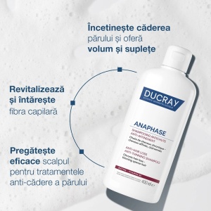 Ducray Anaphase Șampon Complement Împotriva Căderii Părului 400ml - Img 7