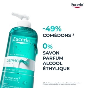 Eucerin DermoPure Clinical Gel De Curățare Purifiant 400 ml - Img 7