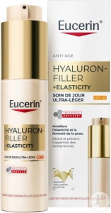 Eucerin Hyaluron-Filler + Elasticity Cremă De Zi Ultra Light SPF50 Față 50ml