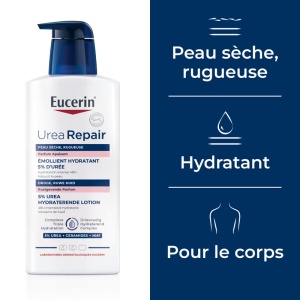 Eucerin UreaRepair Emolient Hidratant 5% Uree Calmant Piele Uscata Și Aspră 400ml - Img 3