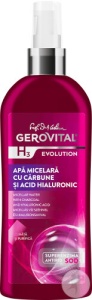 Gerovital H3 Evolution Apă Micelară Cărbune Și Acid Hialuronic 150ml