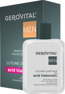 Gerovital Men Loțiune După Ras Cu Acid Hialuronic 100ml