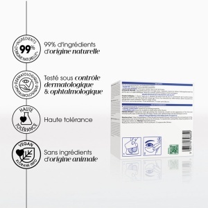 Klorane Patch-Uri Ochi Extract Bio Albăstrea Acid Hialuronic 2buc - Img 5