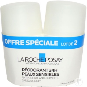 La Roche‑Posay Duo Pack Deodorant Fizilogic 24h Pentru Piele Sensibilă 2x50ml