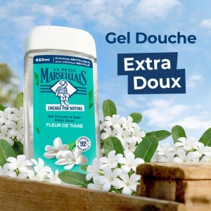 Le Petit Marseillais Gel De Duș Extra Delicat Flori De Tiaré 650ml - Img 7