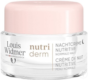 Louis Widmer Nutriderm Cremă De Noapte Nutritivă Fără Parfum 50ml