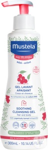 Mustela Bébé-Enfant Gel De Curățare Calmanta Pentru Corp Și Păr Piele Foarte Sensibilă Flacon Cu Pompa 300ml