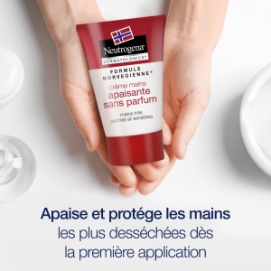 Neutrogena Formulă Norvegiană Cremă Mâini Calmantă Fără Parfum Tub 50ml - Img 4
