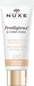 Nuxe Prodigieux Le Teint Éclat BB Cremă Ten Hidratantă 24h 01 Nuanta Deschisă 30ml