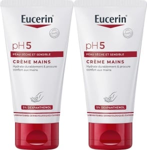 Pachet Eucerin pH5 Cremă Hidratantă Pentru Mâini 2x75ml