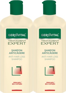 Pachet Gerovital Tratament Expert Șampon Anticădere 2x250ml
