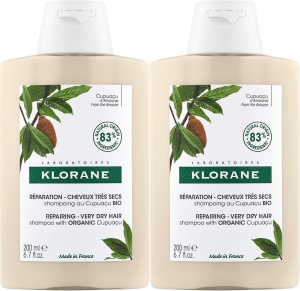 Pachet Klorane Cupuaçu Bio Șampon 2x200ml