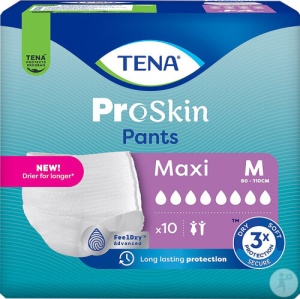 Tena ProSkin Pants Maxi Medium 10 Bucăți
