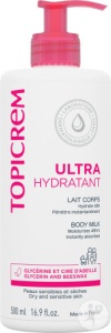 Topicrem Lapte Ultra-Hidratant Pentru Corp Piele Uscată Și Sensibilă 500ml