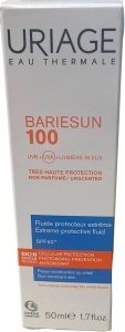 Uriage Bariésun 100 Fluid Protector Extrem SPF50+ Piele Cu Intoleranta Solara Flacon Dozator 50ml - Img 4